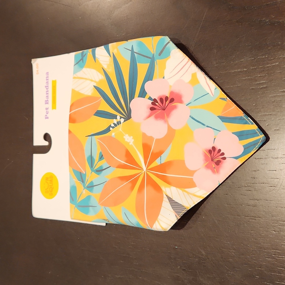 Sun Squad Pet Bandna 1 size, New